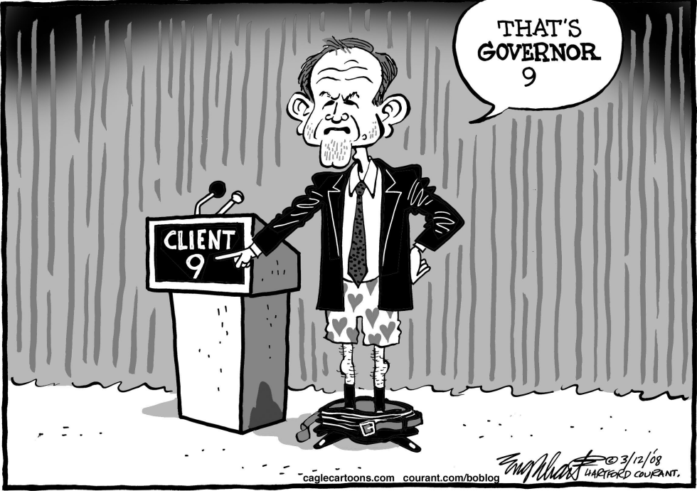  ELIOT SPITZER by Bob Englehart