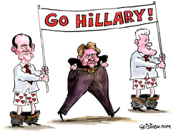 GO HILLARY! -   by Christo Komarnitski