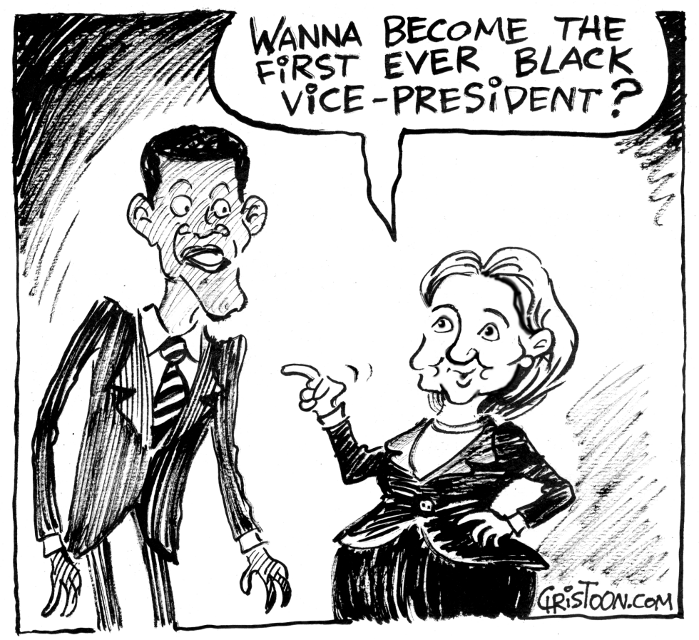 Hillarys Suggestion of Vice Presidency - B&W