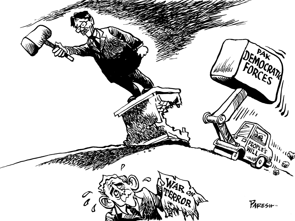 Bush and Musharraf