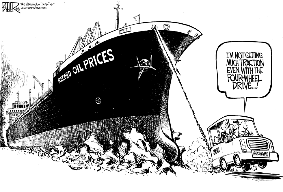  TANKING ECONOMY by Nate Beeler