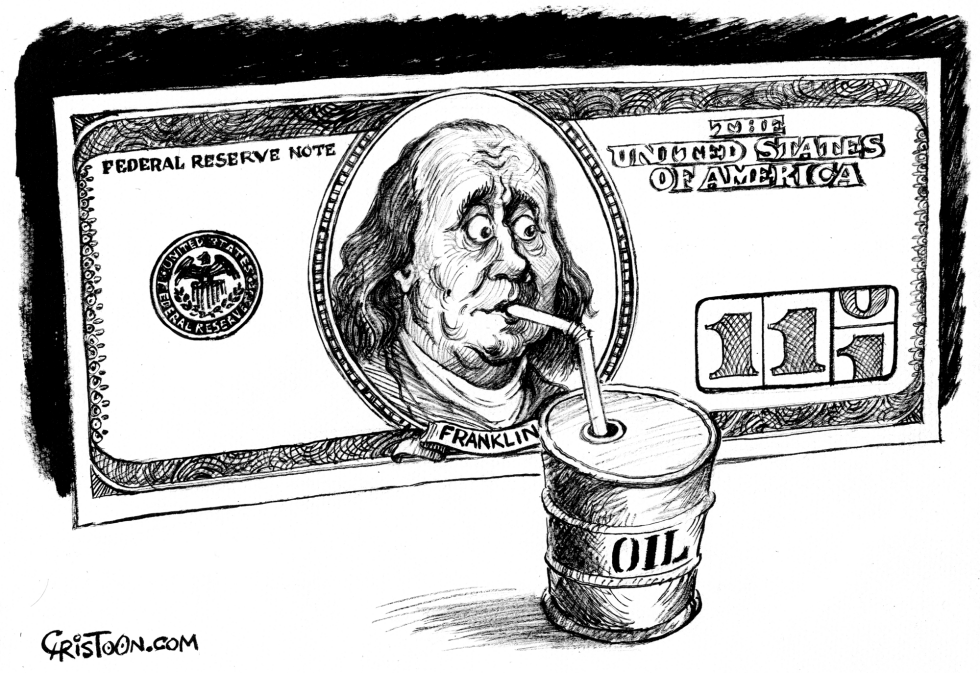 A 110 Dollar Bill - B&W
