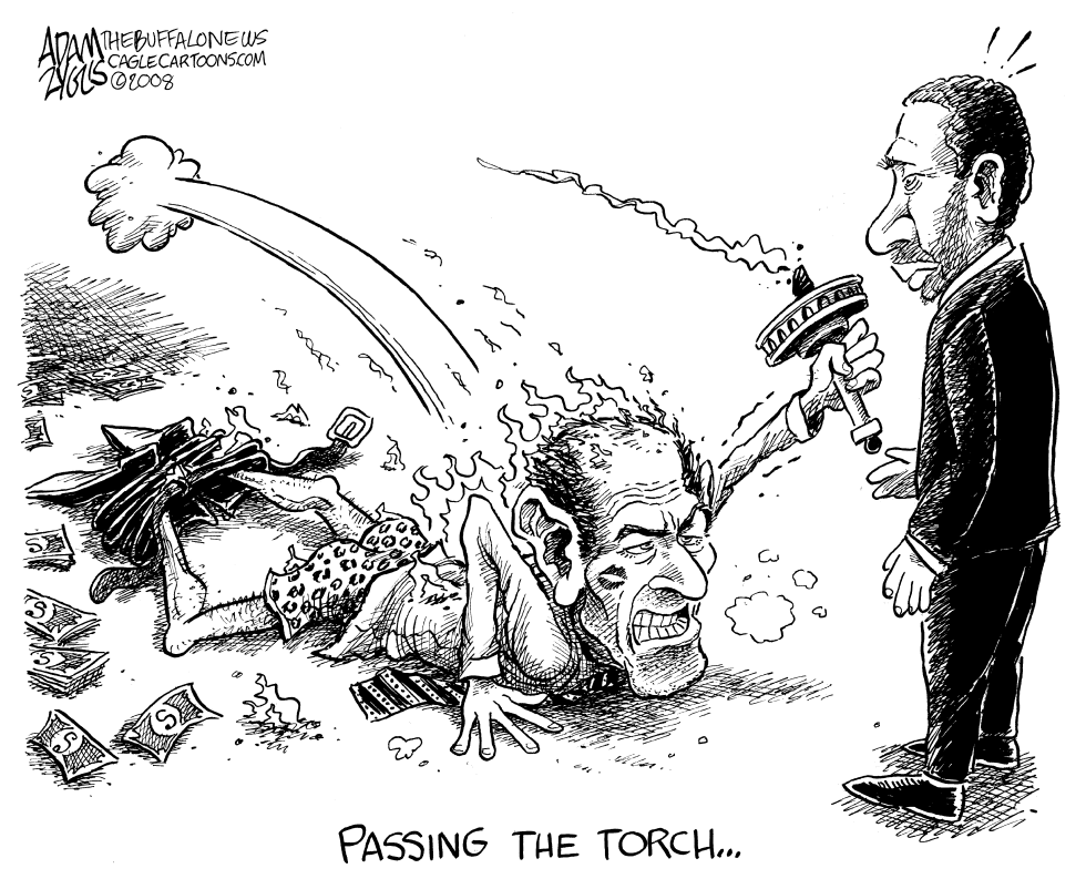 NY STATE Spitzer Passing the Torch