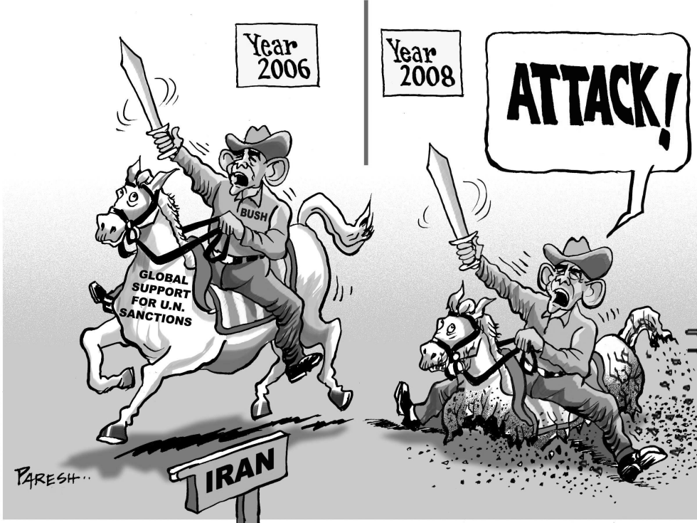  BUSH AND IRAN by Paresh Nath