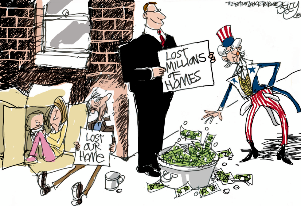  BANKER BUM by Pat Bagley