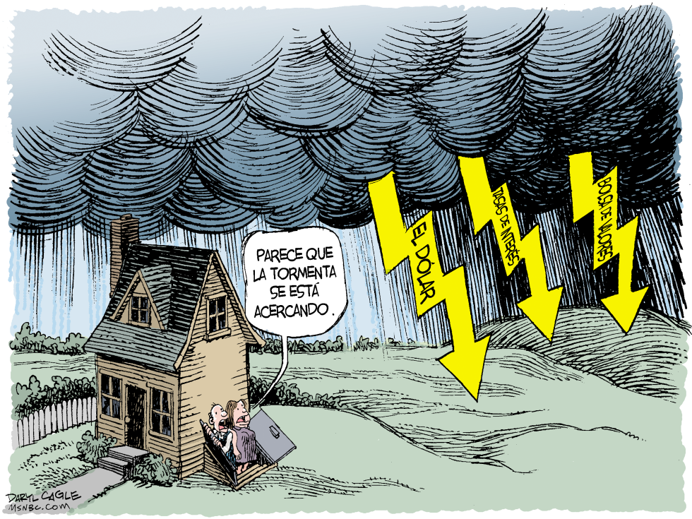  TORMENTA ECONOMICA  by Daryl Cagle