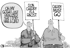 CANADA DON CHERRY by Cam Cardow