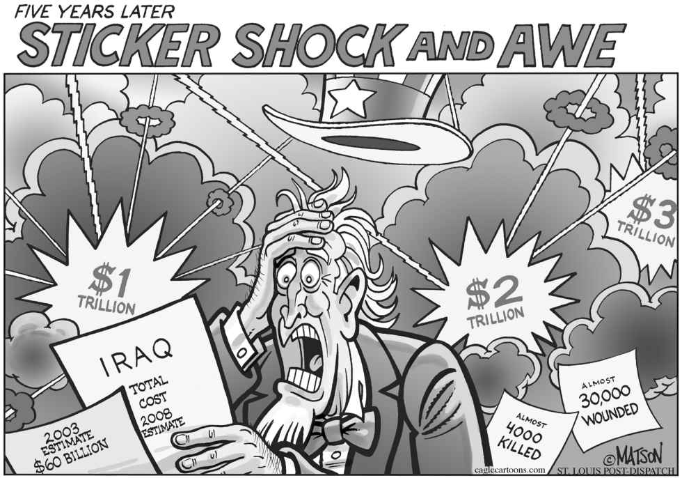 Sticker Shock And Awe