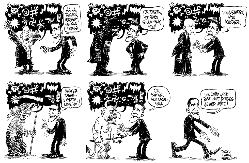  OBAMA AND BAD GUYS by Daryl Cagle