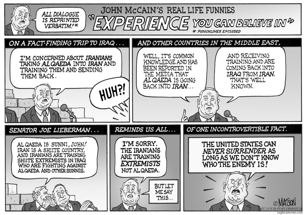 John McCain's Real Life Funnies