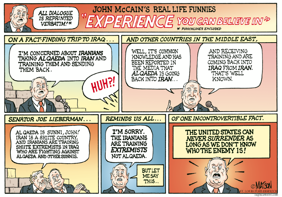 John McCain's Real Life Funnies-COLOR