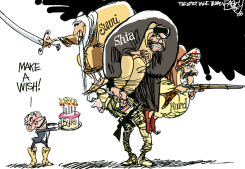 IRAQ WAR BIRTHDAY - by Pat Bagley