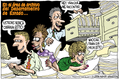 EN EL AREA DE ARCHIVO DEL DEPARTAMENTO DE ESTADO / by Monte Wolverton