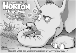 HORTON HEARS A WHO THAT OBAMA HEARD by R.J. Matson