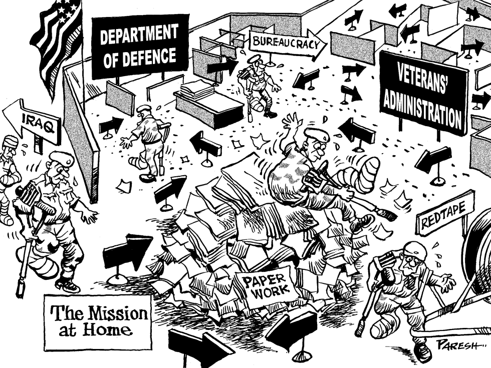 U.S. soldiers at home