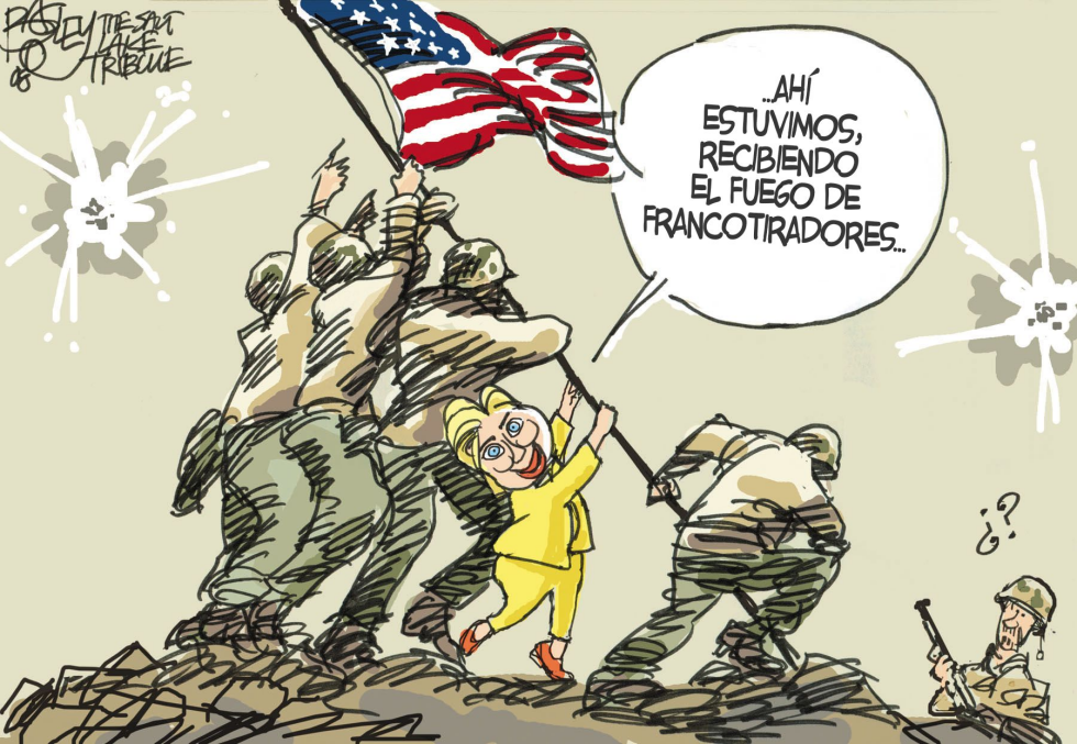 Disparos contra Hillary / COLOR