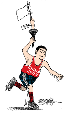CHINA, TIBET, AND THE OLYMPICS by Arcadio Esquivel