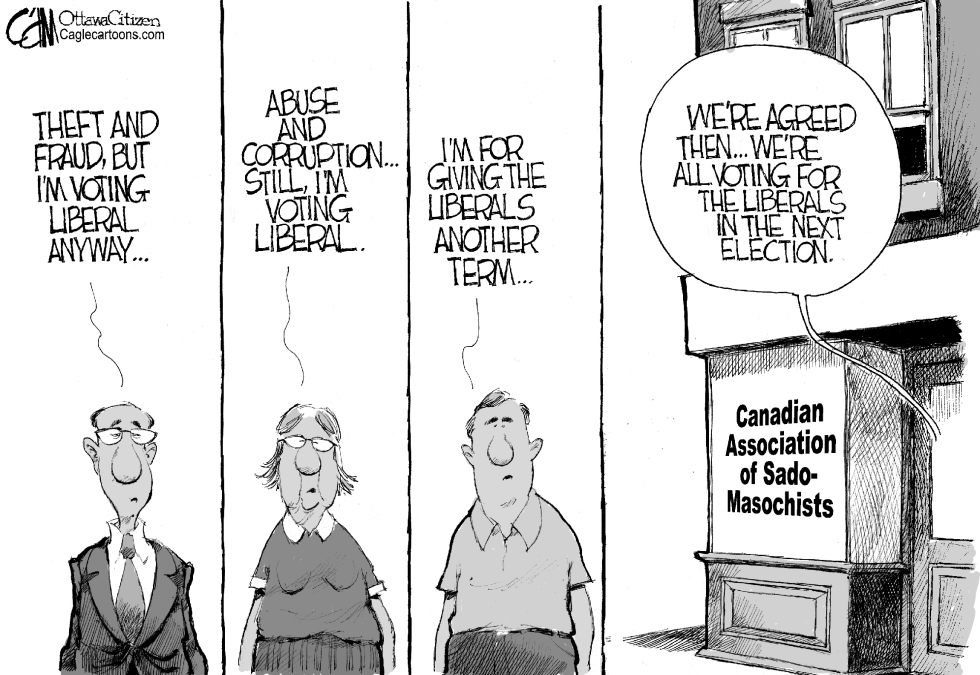 CANADA Voting Liberal