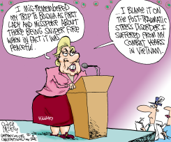 HILLARYS SNIPER LIE  by Gary McCoy
