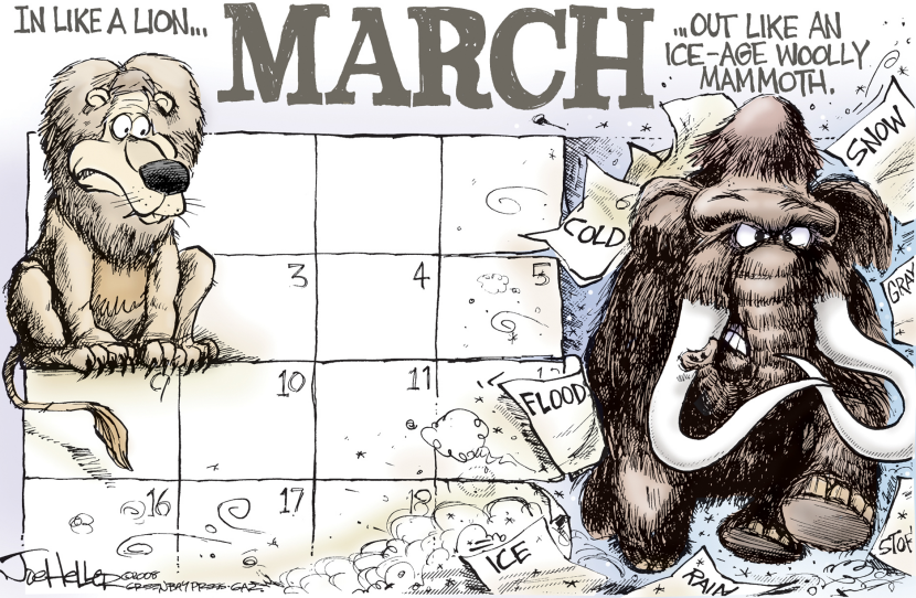End of March