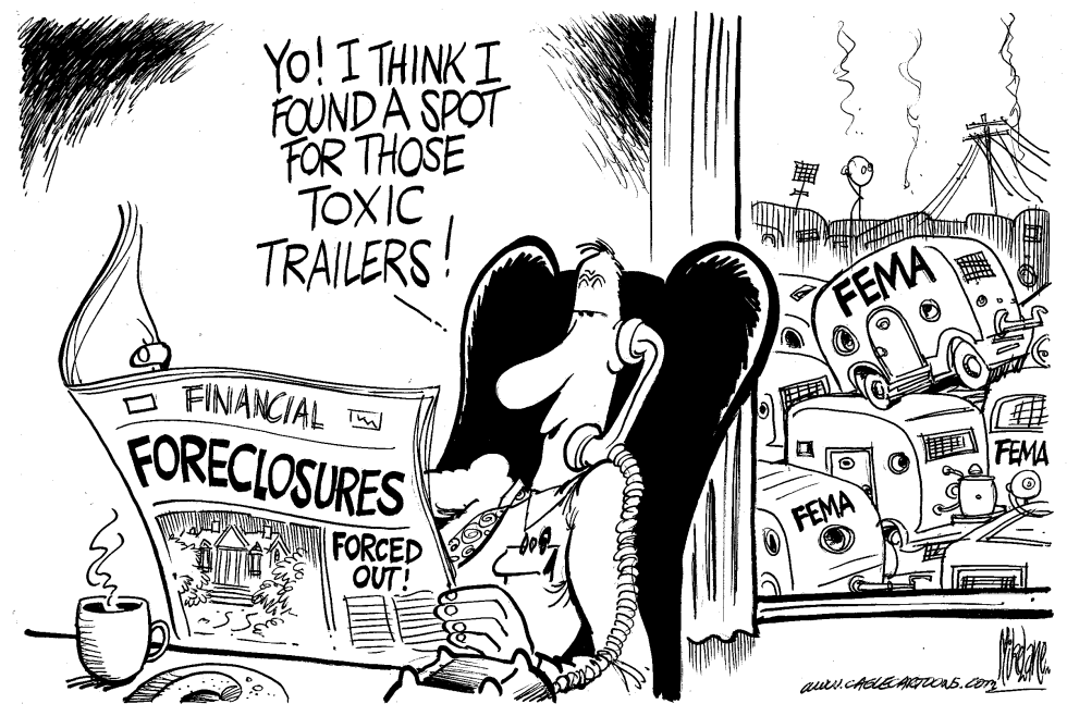  FEMA TRAILERS FOR THE FORECLOSED by Mike Lane