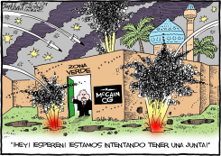 MCCAIN Y LA GUERRA DE IRAQ /  by Bob Englehart