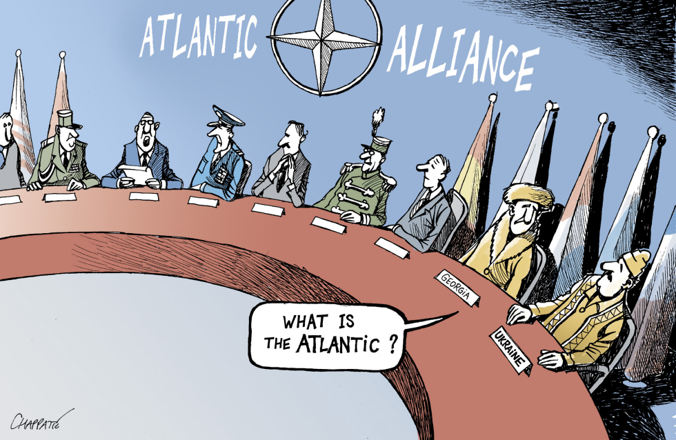  NATO ENLARGEMENT by Patrick Chappatte