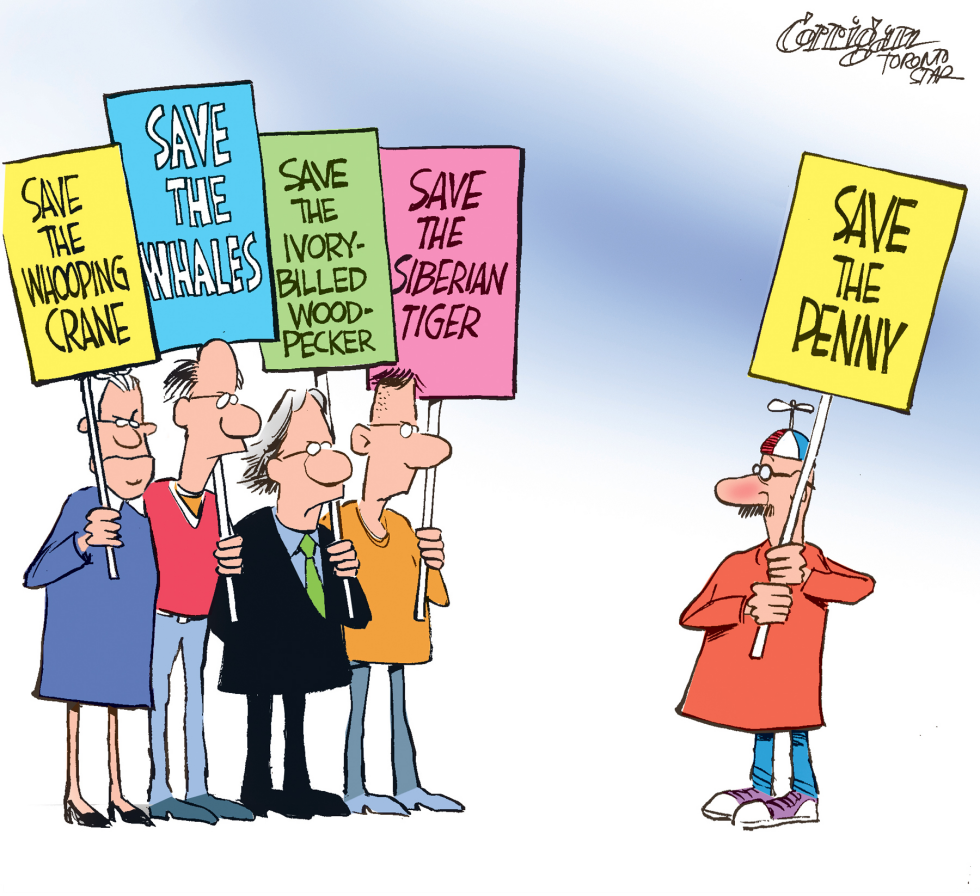 penny near extinction