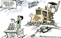 MIDEAST CONSTRUCTION PROJECTS  by Mike Keefe