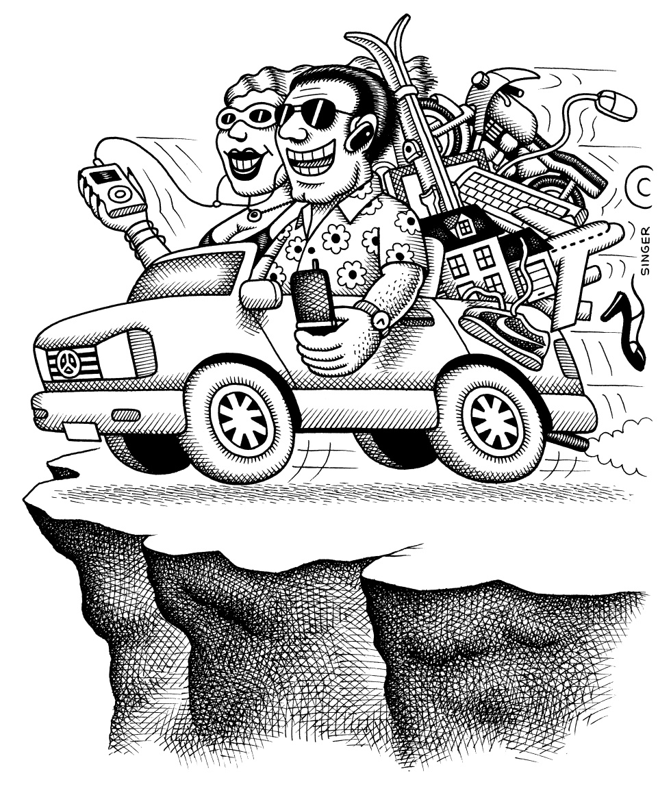 Consumer Couple go off Cliff