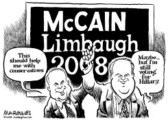 MCCAINS RUNNING MATE by Jimmy Margulies