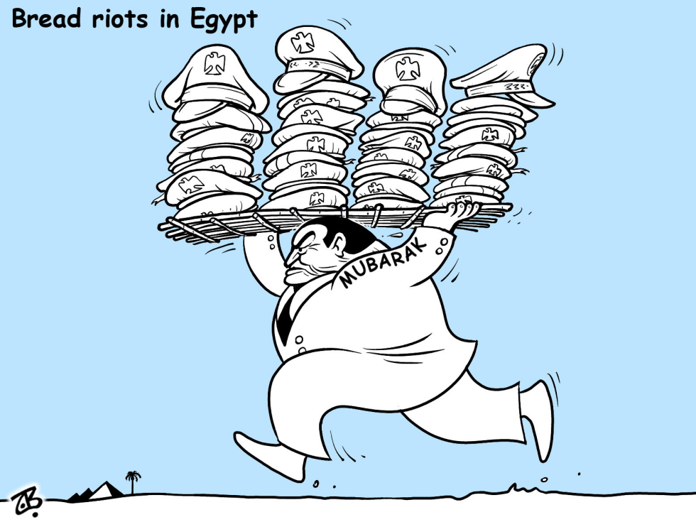 bread riots in Egypt