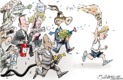 HILLARYS TORCH-  by Joe Heller