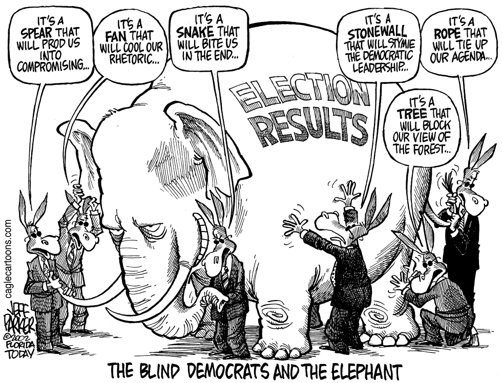 The Blind Dems and the Elephant