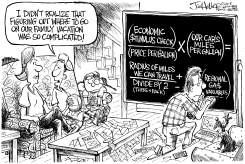 GAS FOR VACATION by Joe Heller