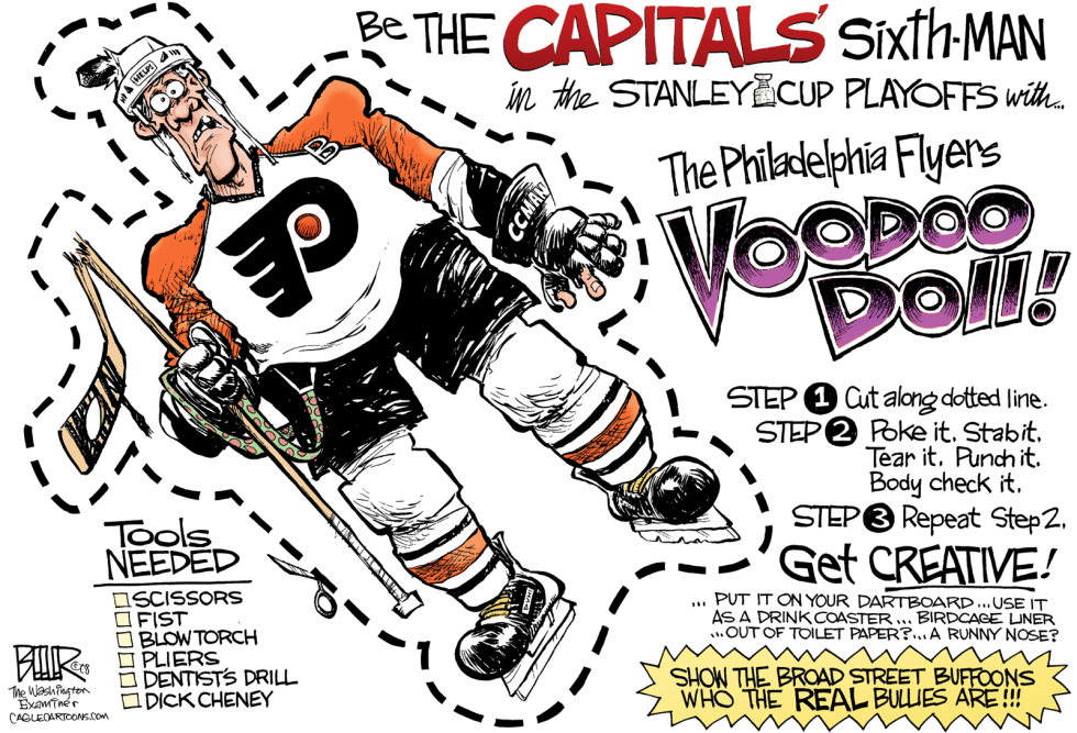  LOCAL DC - CAPS PLAYOFFS VOODOO DOLL by Nate Beeler