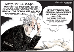 BOEING DELAYS DREAMLINER AGAIN by J.D. Crowe