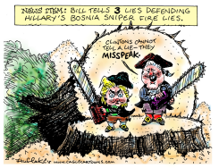 MISSPEAKING CLINTONS by Sandy Huffaker
