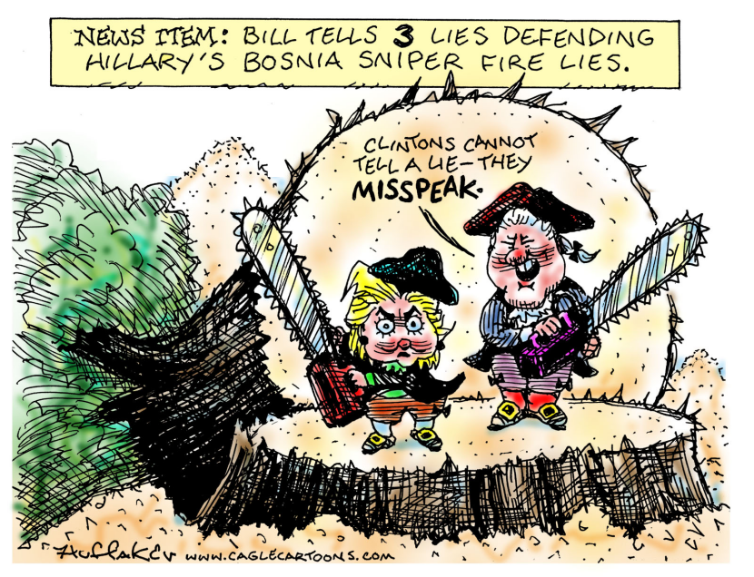 Misspeaking Clintons COLOR