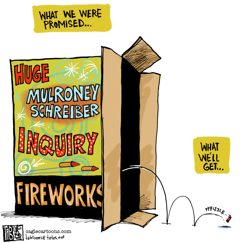 CANADA Inquiry Fireworks COLOUR