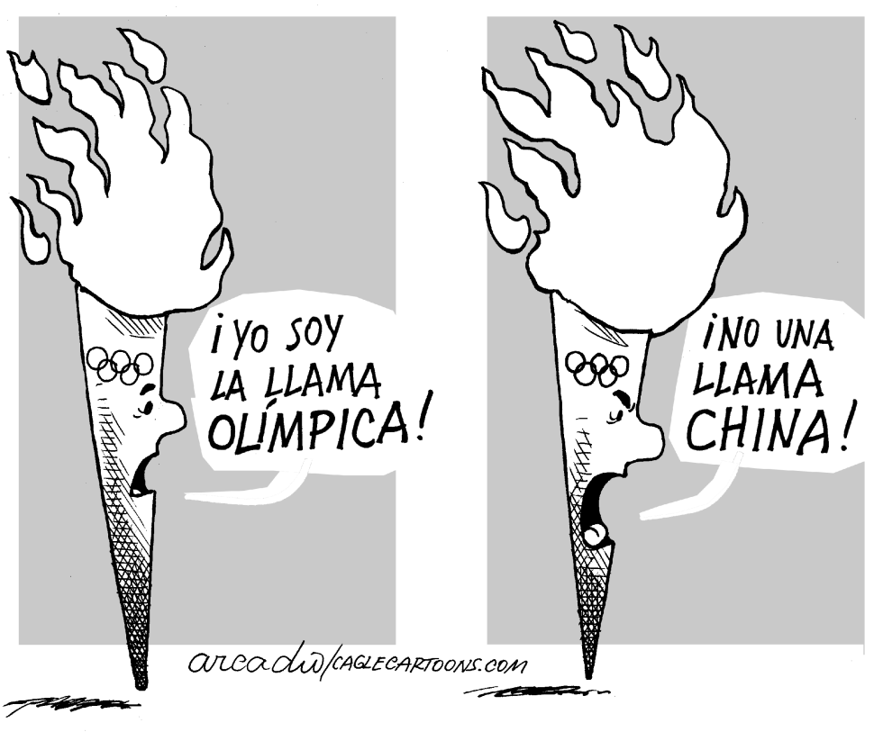  ¡YO SOY UNA LLAMA OLíMPICA  by Arcadio Esquivel