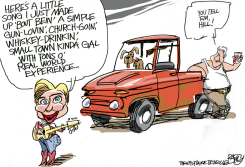 HUNTIN HILLARY by Pat Bagley