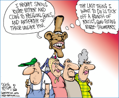 OBAMAS BITTER WORDS  by Gary McCoy