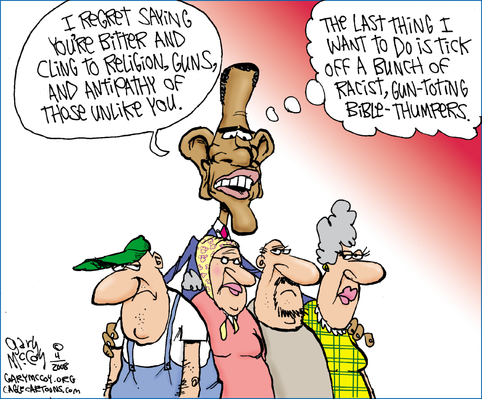 Obamas Bitter Words COLOR