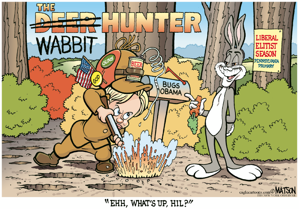 Hillary Fudd In The Deer Hunter-COLOR