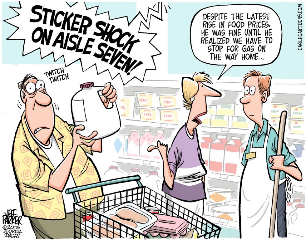 Sticker Shock Supermarket COLOR