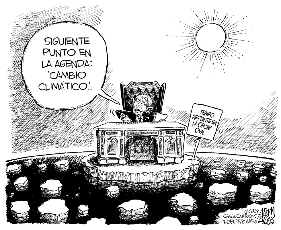  EL CLIMA DE BUSH - DIA DE LA TIERRA by Adam Zyglis