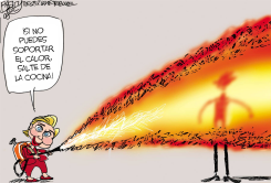 HILLARY EN LA COCINA /  by Pat Bagley