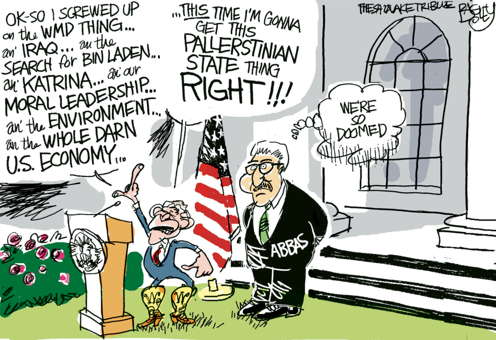  BUSH GETS IT RIGHT by Pat Bagley