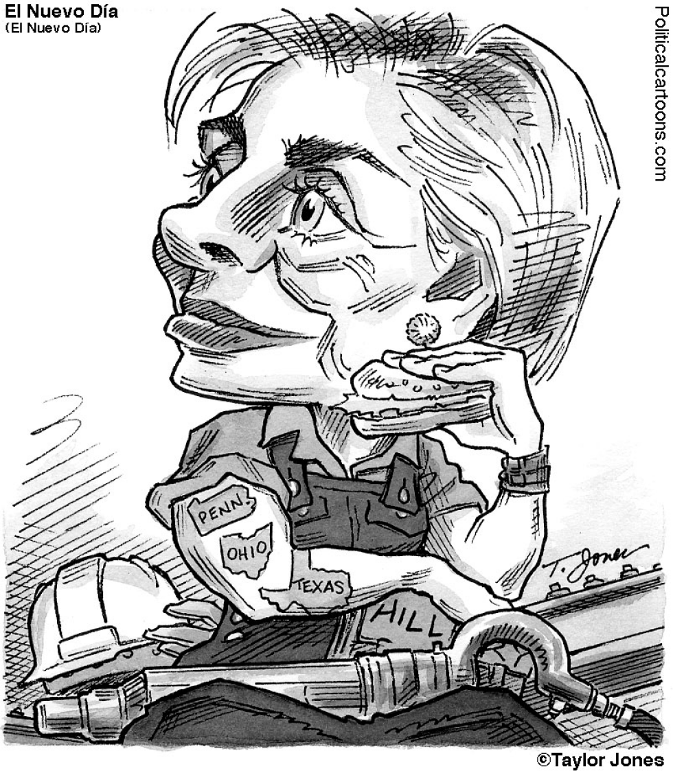 Hillary Clinton as Rosie the Riveter